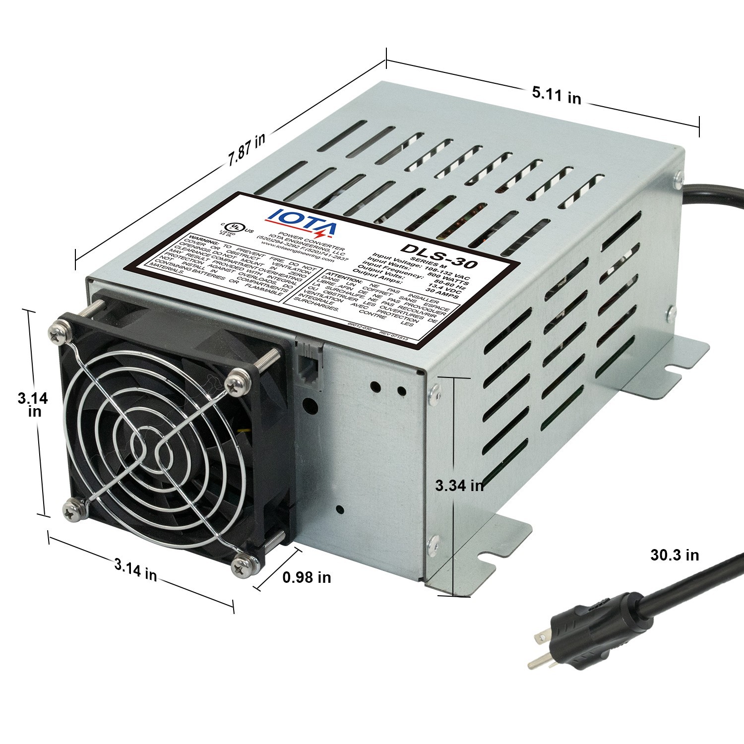 IOTA DLS Series DLS-30 30 Amp Converter and Charger