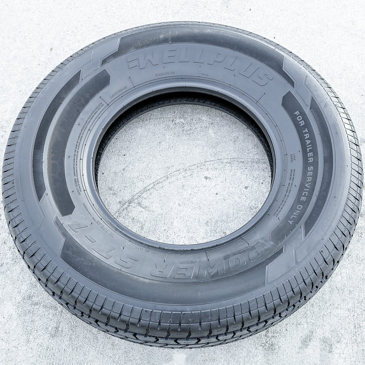 2 Tires WellPlus Power ST-1 Semi-Steel ST 205/75R15 Load C 6 Ply Trailer