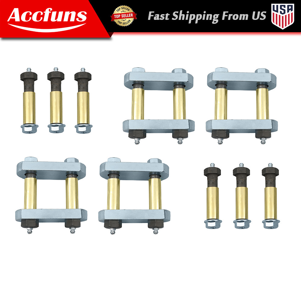 1 Set Heavy Duty Shackle Upgrade Kit Tandem Axle pair For MORryde UO12-016 New