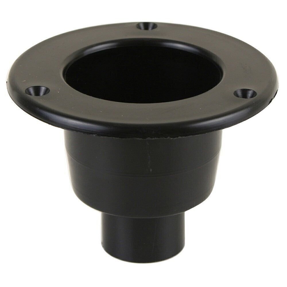 Scandvik 10262P Black Replacement cup and cap for recessed shower,1 Pack