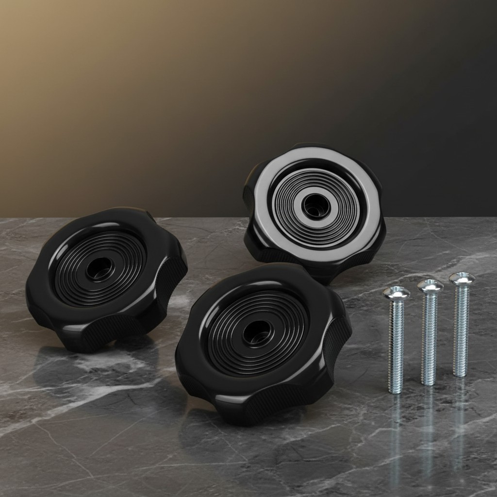 RV Window and Vent Knob Replacement 1″ Shaft Camper Window Crank Handle Knobs