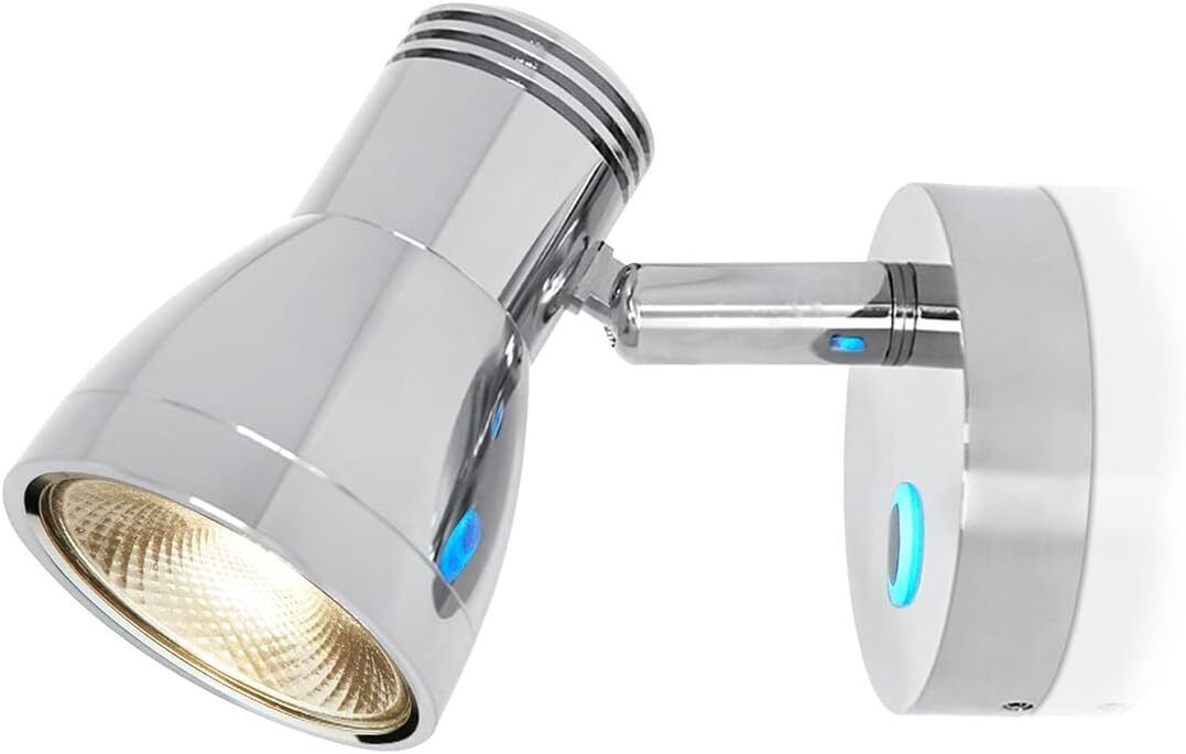 12V-24V Interior LED Spot Reading Light RV Boat Camper Bedside Dimmable Lamp