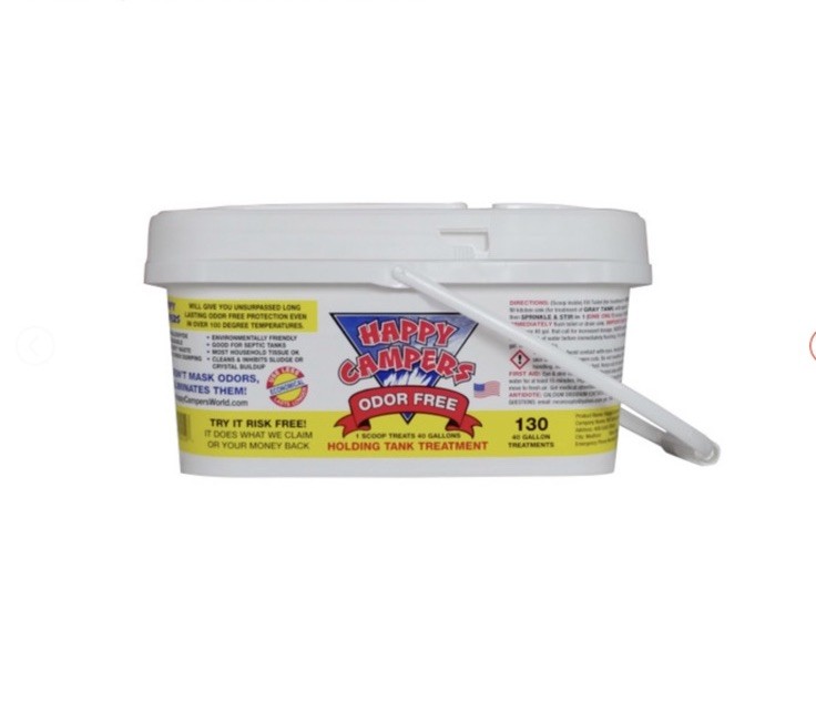Happy Campers RV Holding Tank Treatment 130 Treatment Size HC-130 Open Box