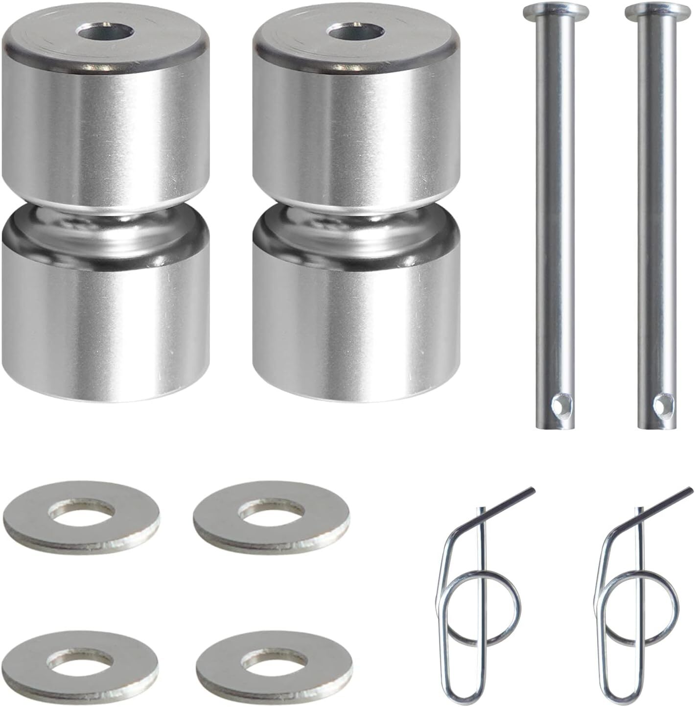 Aluminum Alloy 2Pcs Roller For Gorilla Lift Utility Trailer Tailgate Lift Assist
