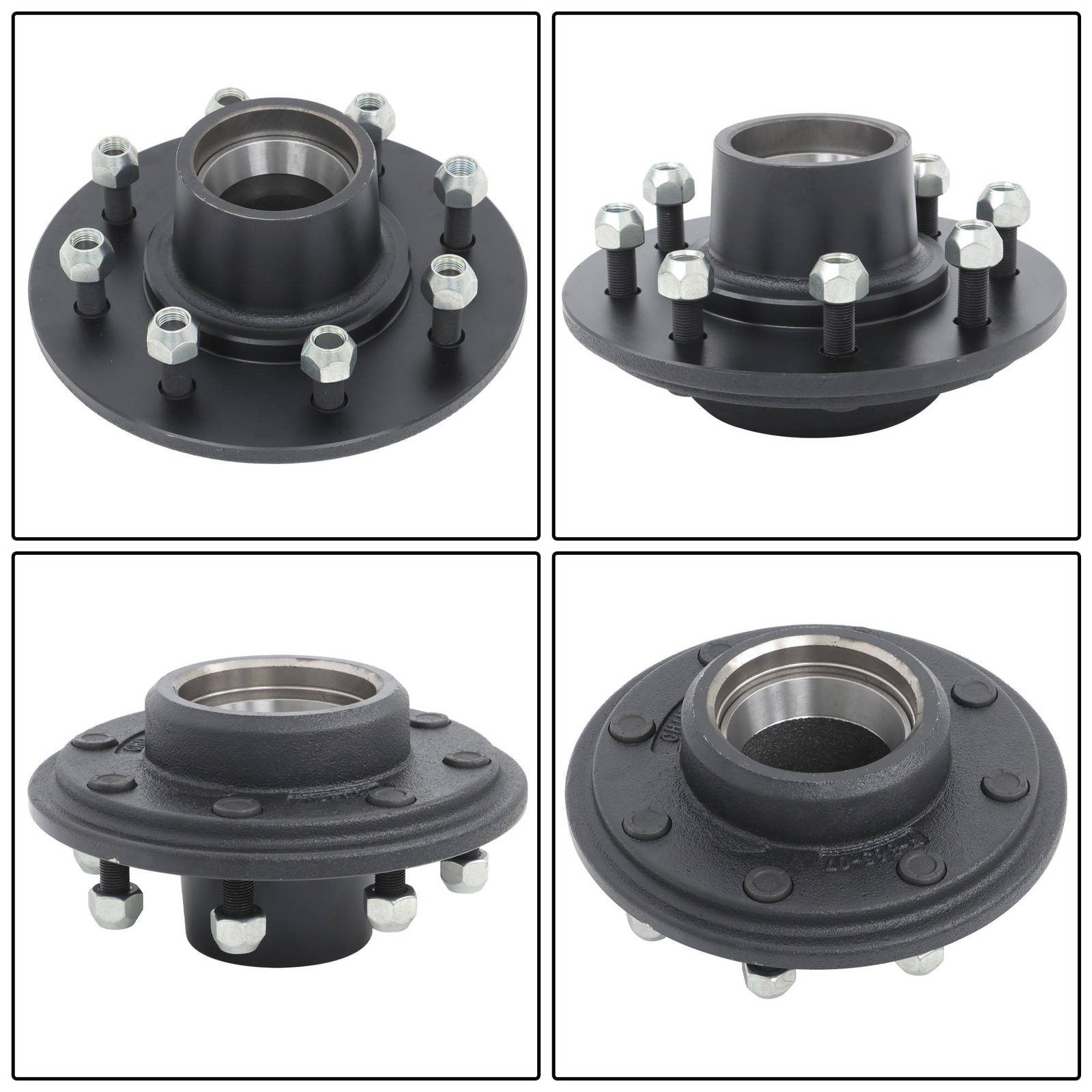 LABLT 8 Lug on 6.5″ Trailer Wheel Idler Hub Kit For 7000 lbs Axle #42 Spindle