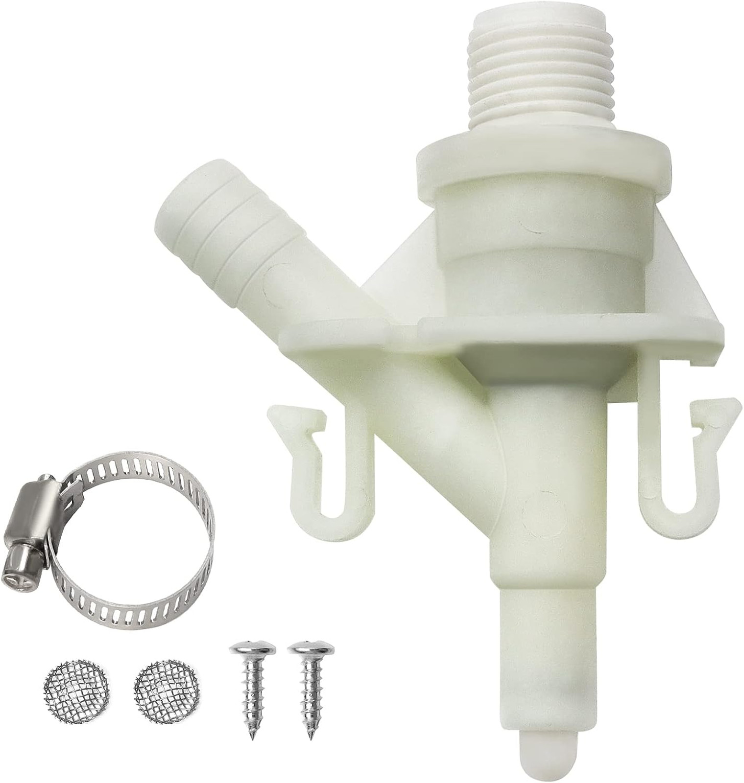 RV Water Valve Kit for Sealand Dometic 300 310 320 321 Toilets, Durable ABS