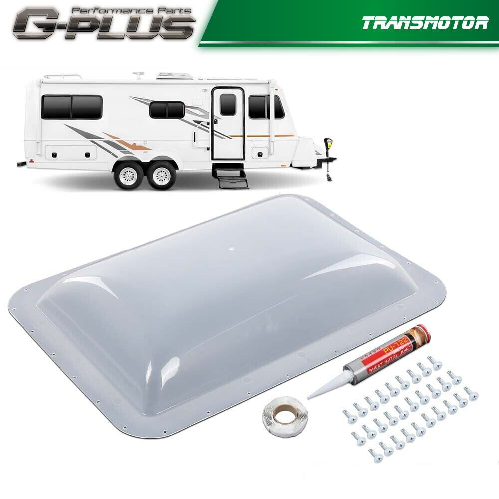 RV Skylight Cover Exterior Semi-Transparent Camper Skylight 17.5″ X 26.75″