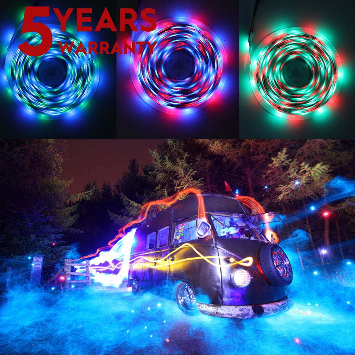 RGB 2835 LED Boat Light Deck Waterproof Bow Trailer Pontoon Lights Strip Marine