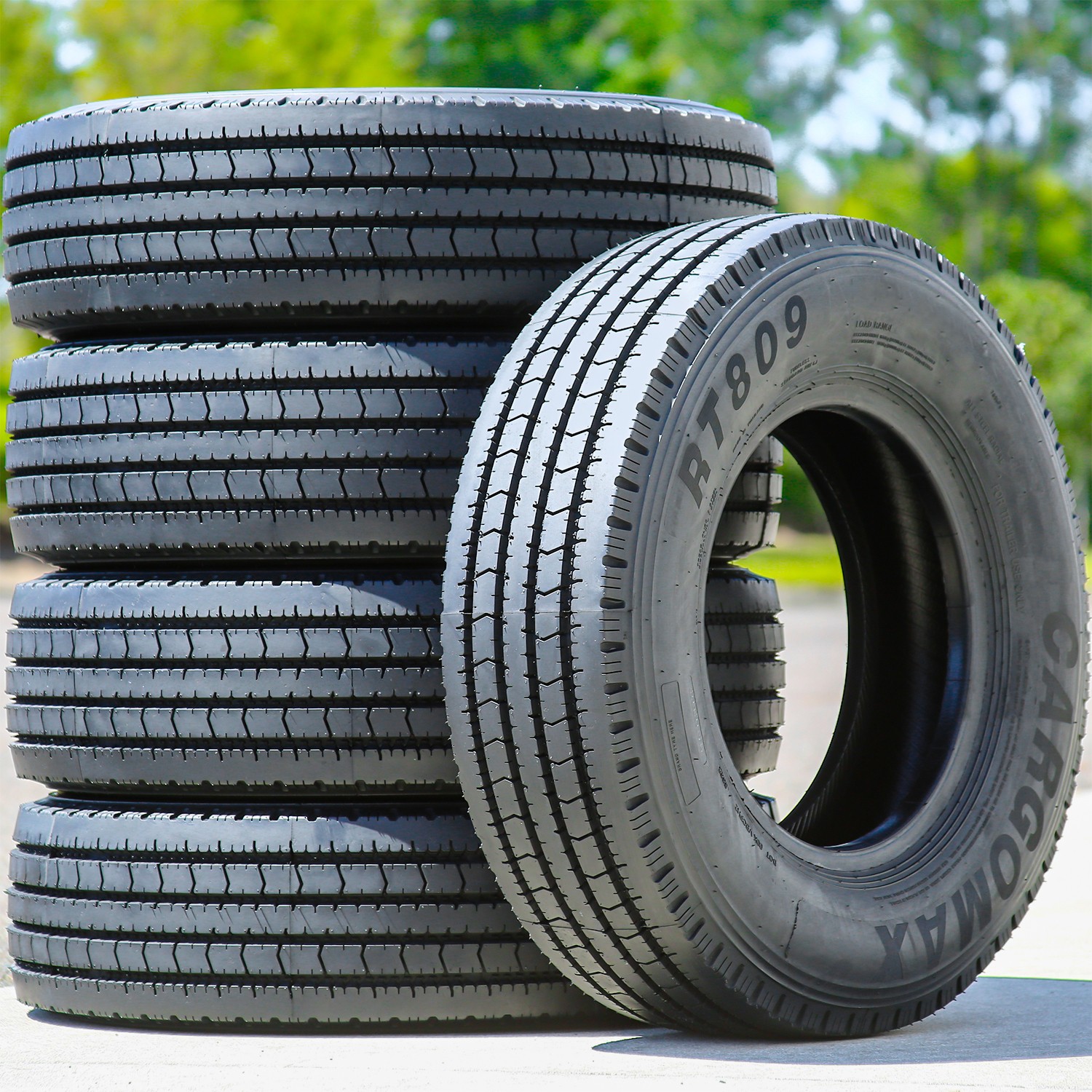 2 Tires ST 235/80R16 130/126M H 16 Ply Cargo Max RT809 All Steel (DT) Trailer