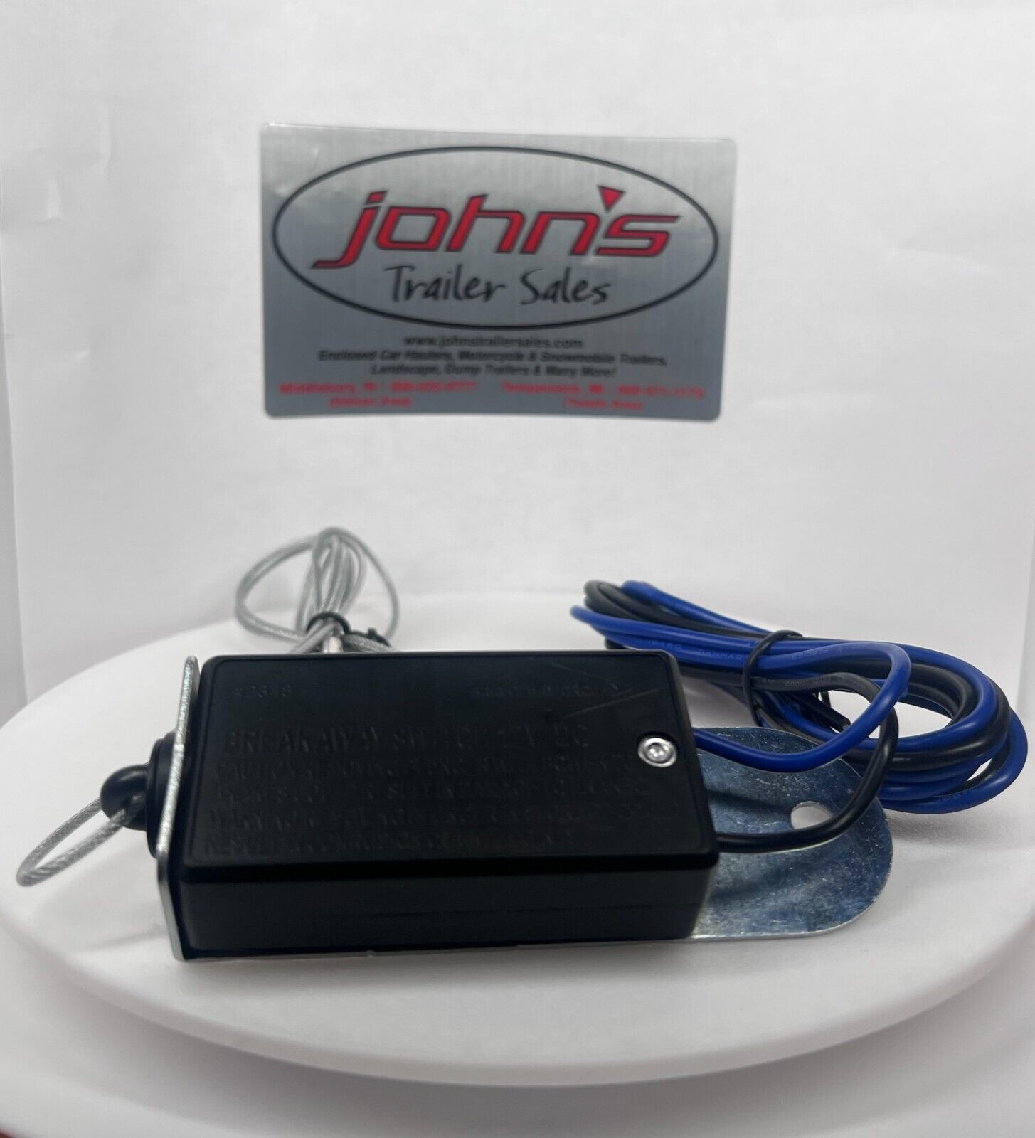 TRAILER ELECTRIC BREAKAWAY BRAKE AWAY SWITCH W/BRACKET FREE SHIP