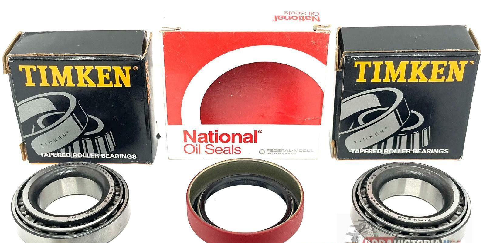 For 2000# EZ Lube Axles 1.00″ L44649 Seal 1.5″ NEW Trailer Hub Wheel Bearing Kit
