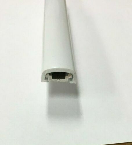4″ SAMPLE Small Retainer Aluminum Vinyl Trim Type T4 Track 5/8″x 3/16″