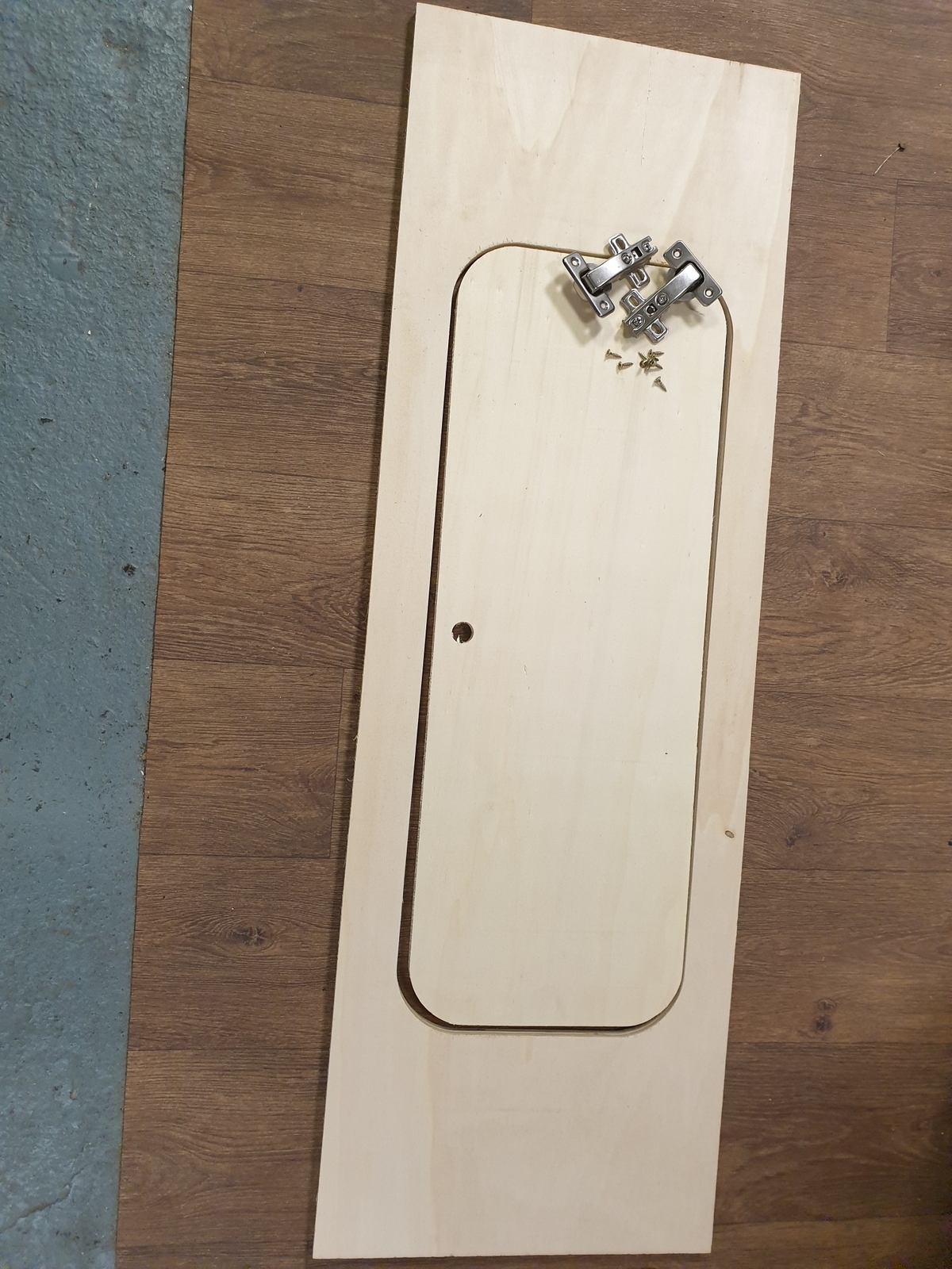 Unfinished PLY Camper Campervan Rock & Roll Bed Kick Panel Front / Rear Board