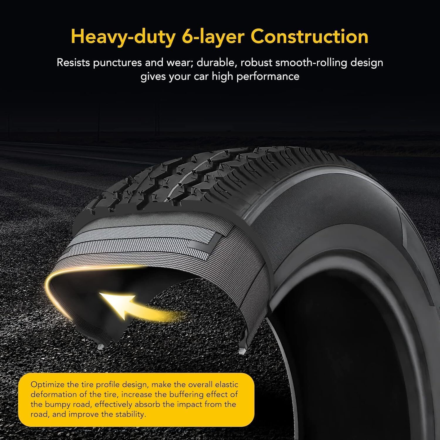 Set of 2 5.3-12 5.30×12 Trailer Tires with 12″ Rim 6PR 530-12 5.3-12 4 Lug on 4″