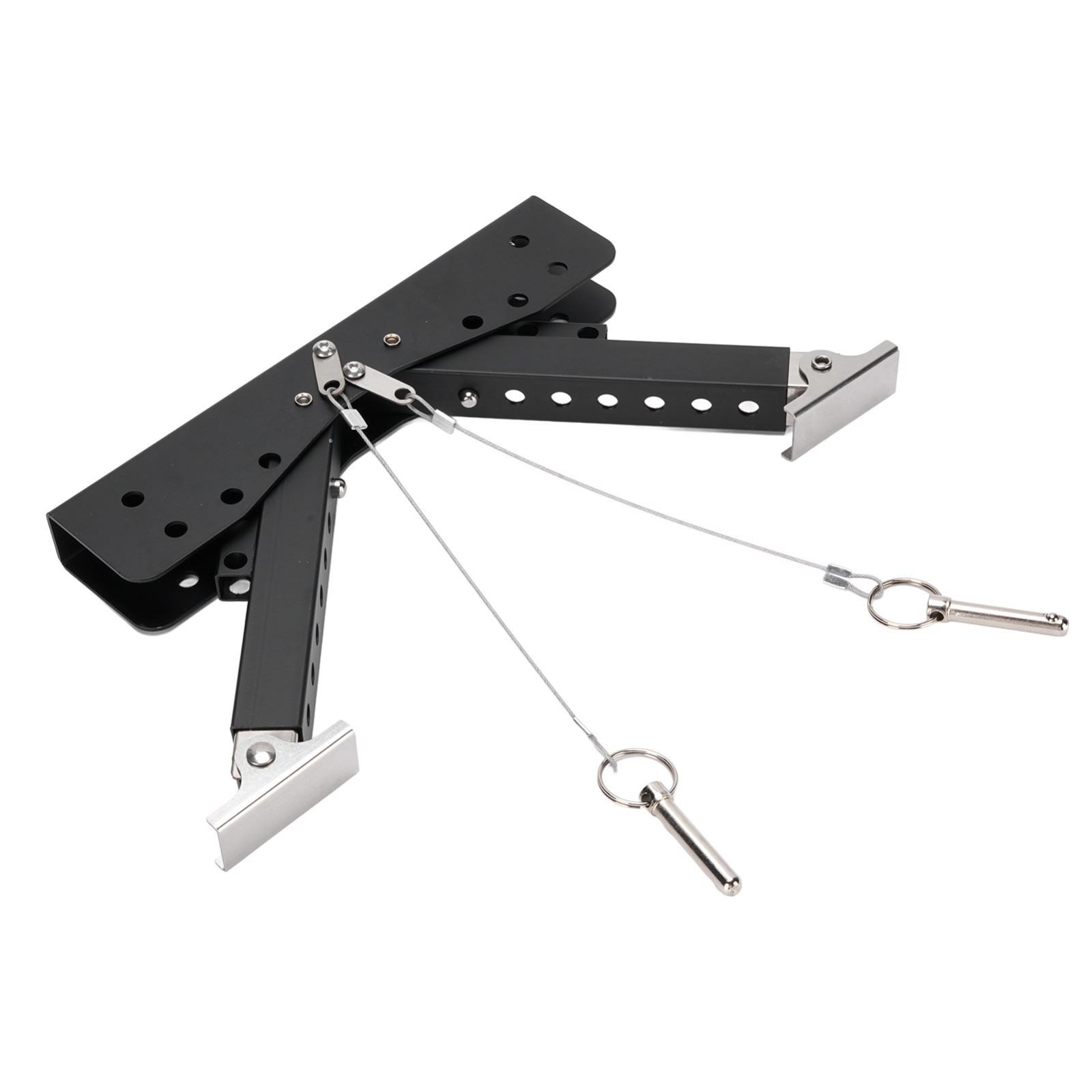 RV Step Stabilizer Kit Adjustable Height 2.8-11.4 Inch Foldable Enhanced Stabili