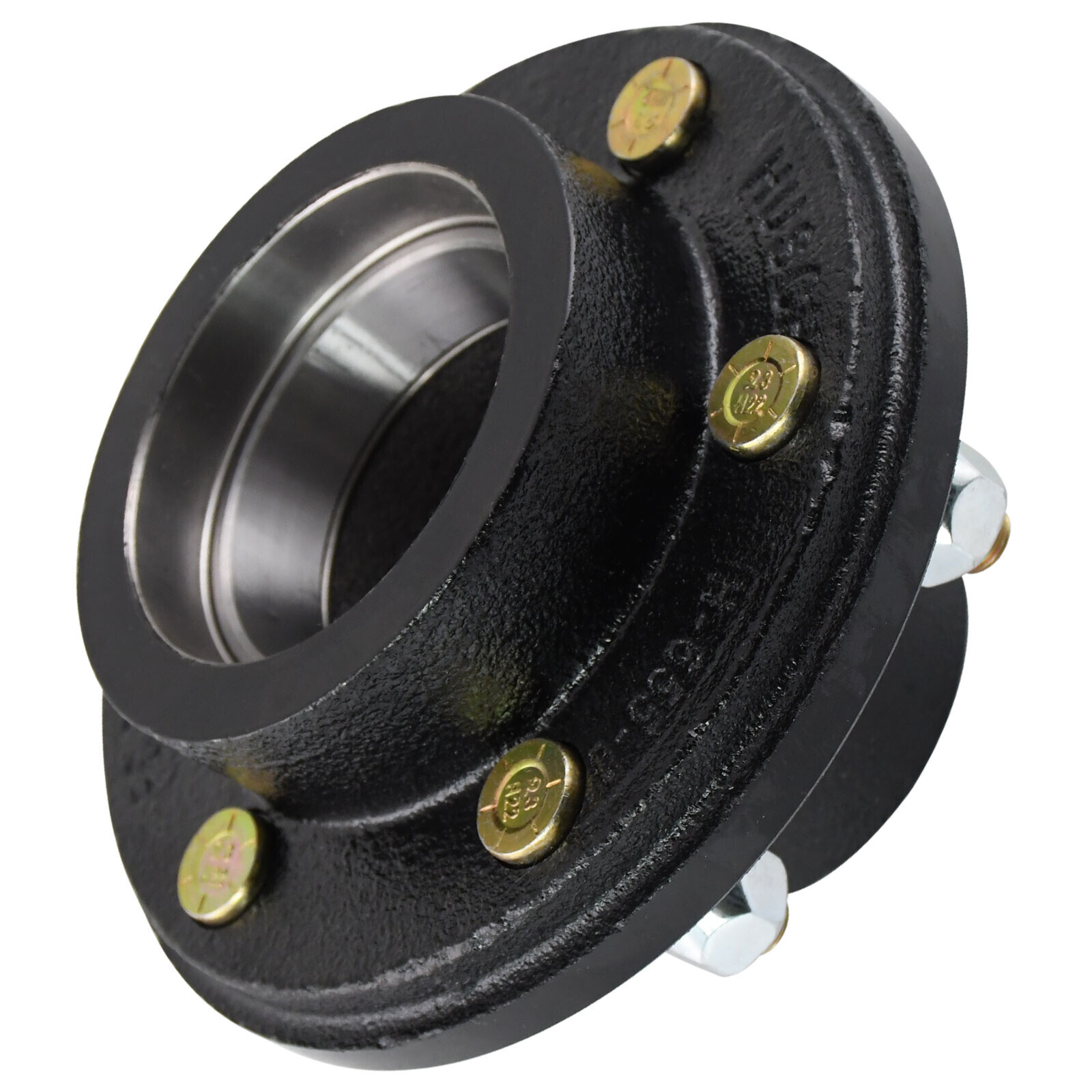 4X Trailer Hubs Convert Mobile Home with Bearings 6000# 6 Lug 6×5.5 Idler Axle