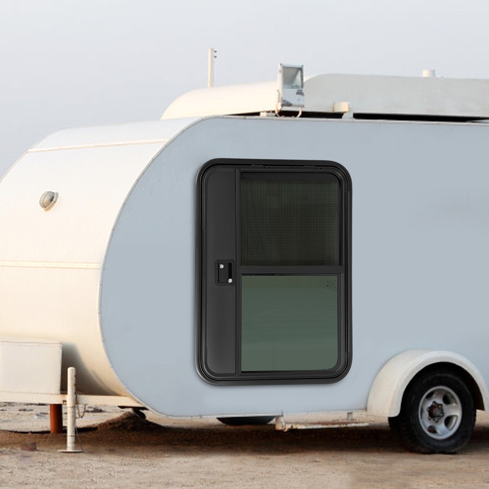 26×36 Inch RV Camper Teardrop Trailer Door, Left Driver Side Trailer Entry Door
