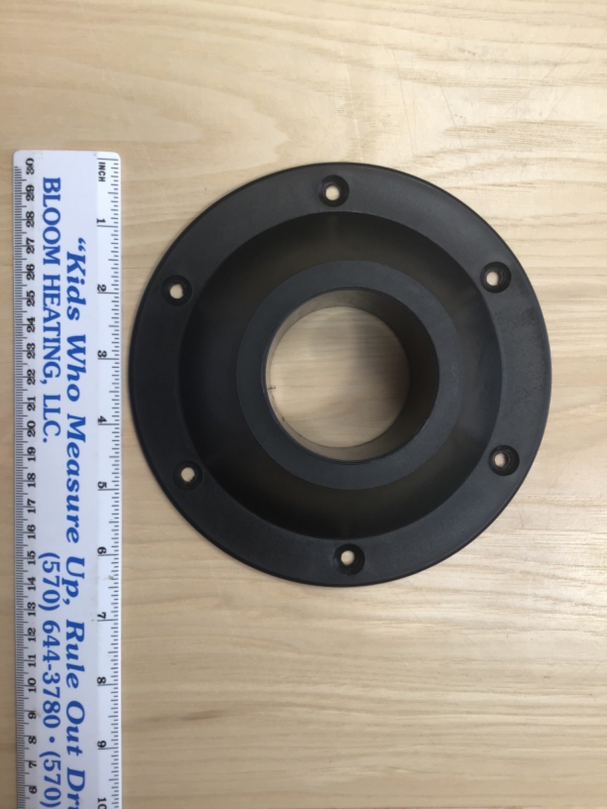 RV surface mount pedestal Extreme Strong Polymer Material Table Leg Base Black