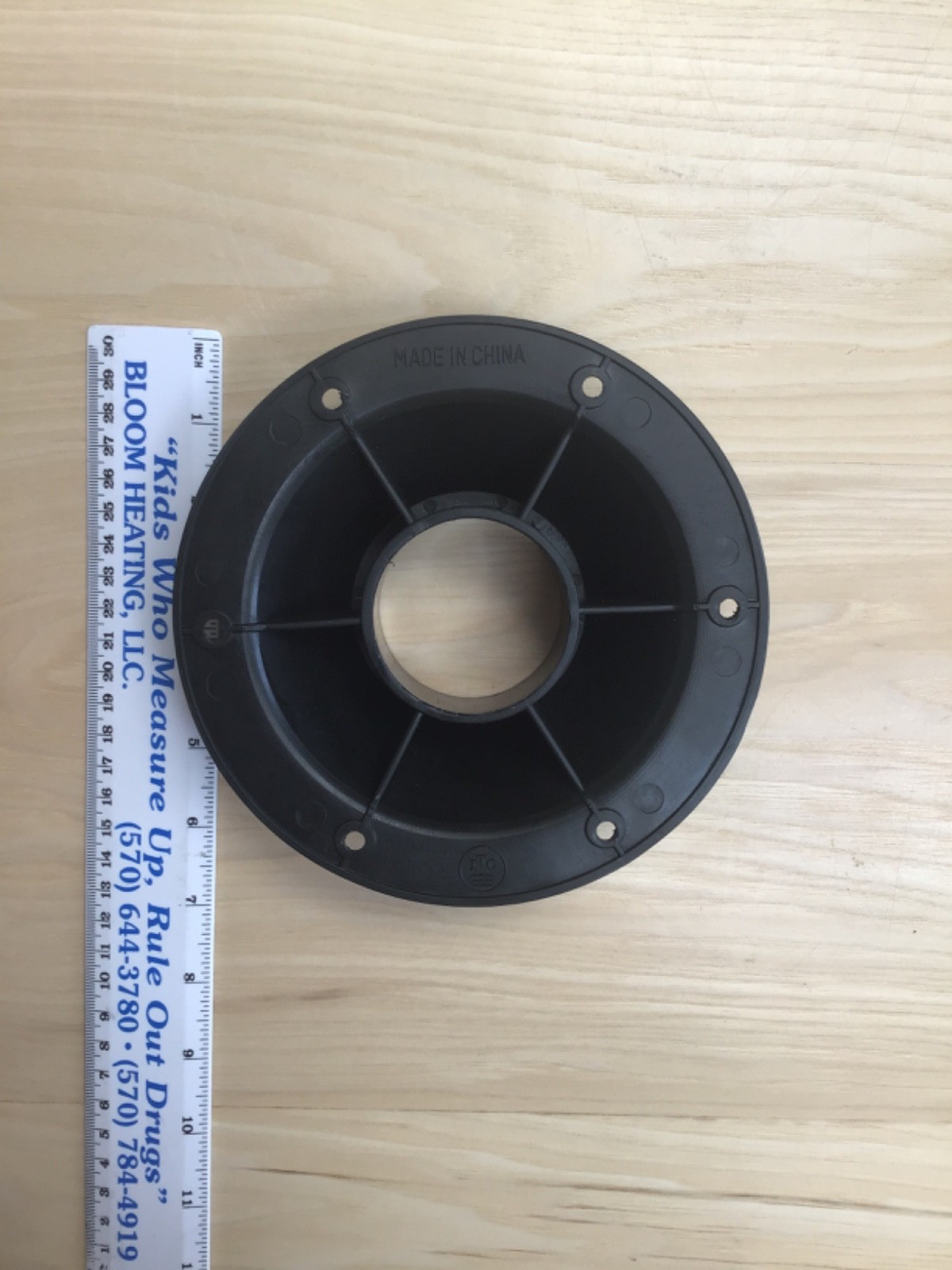 RV surface mount pedestal Extreme Strong Polymer Material Table Leg Base Black