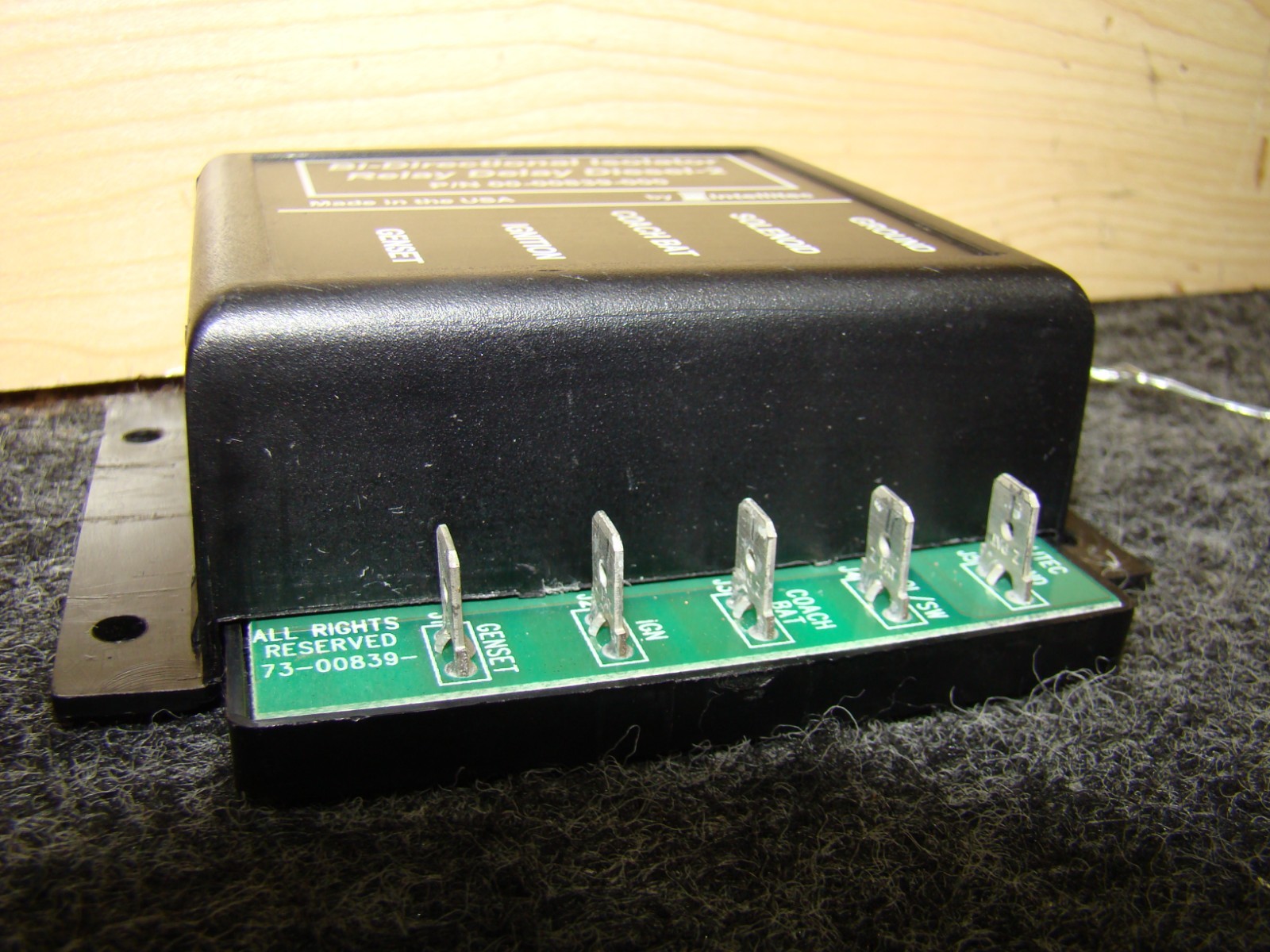 USED INTELLITEC BI-DIRECTIONAL ISOLATOR RELAY DELAY DIESEL 2 P/N: 00-00839-000
