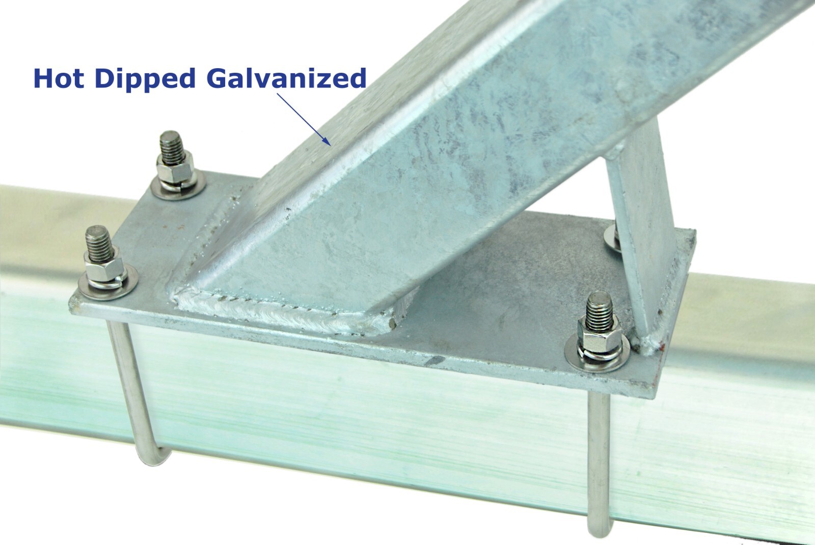 Boat Trailer Poly Bow Rest Catcher Stop Assembly for Adjustable Galvanized Post