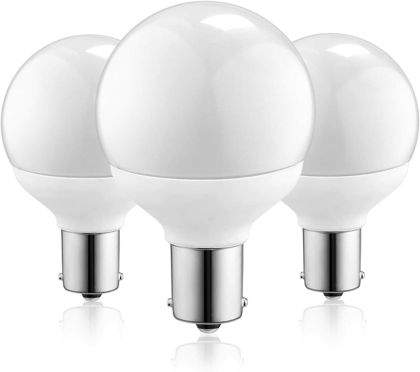 3 LED Interior Light Bulbs For RV 5th Wheel Camper Trailer Motorhome Marine Boat