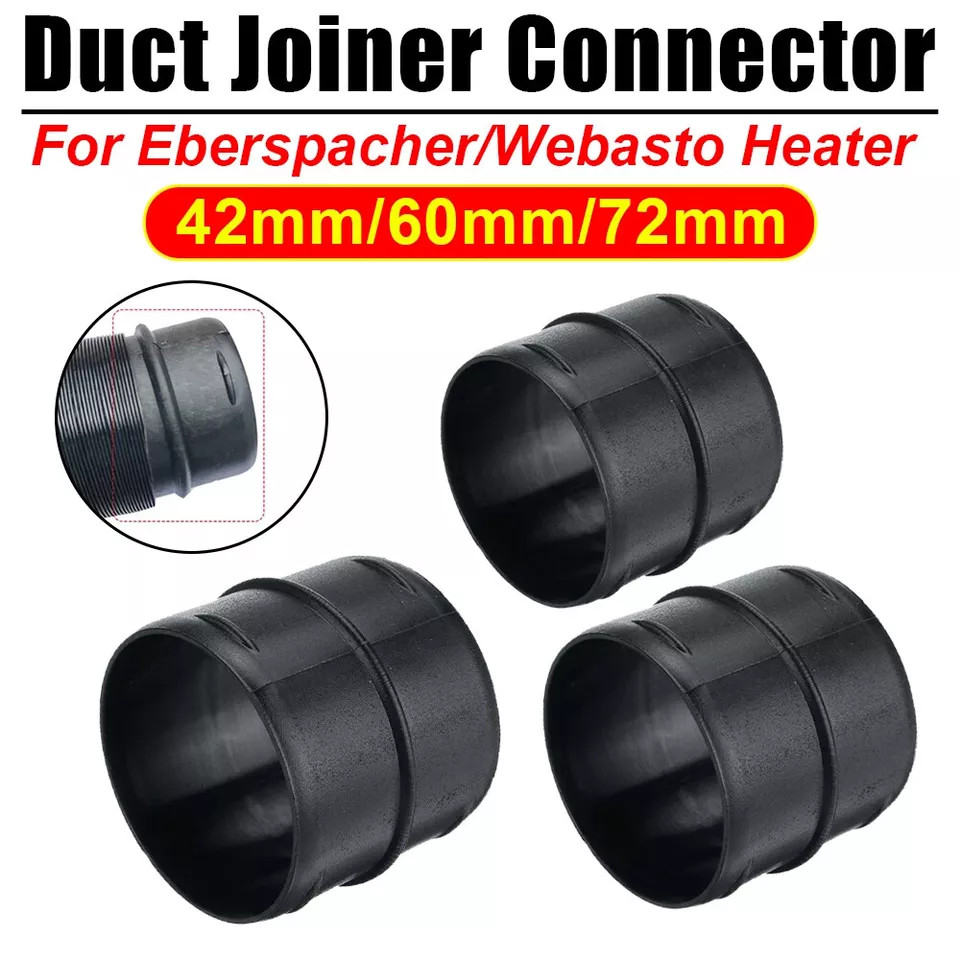 42 60 75mm Air Duct Joiner Connector Pipe For Eberspacher Webasto Diesel Heater