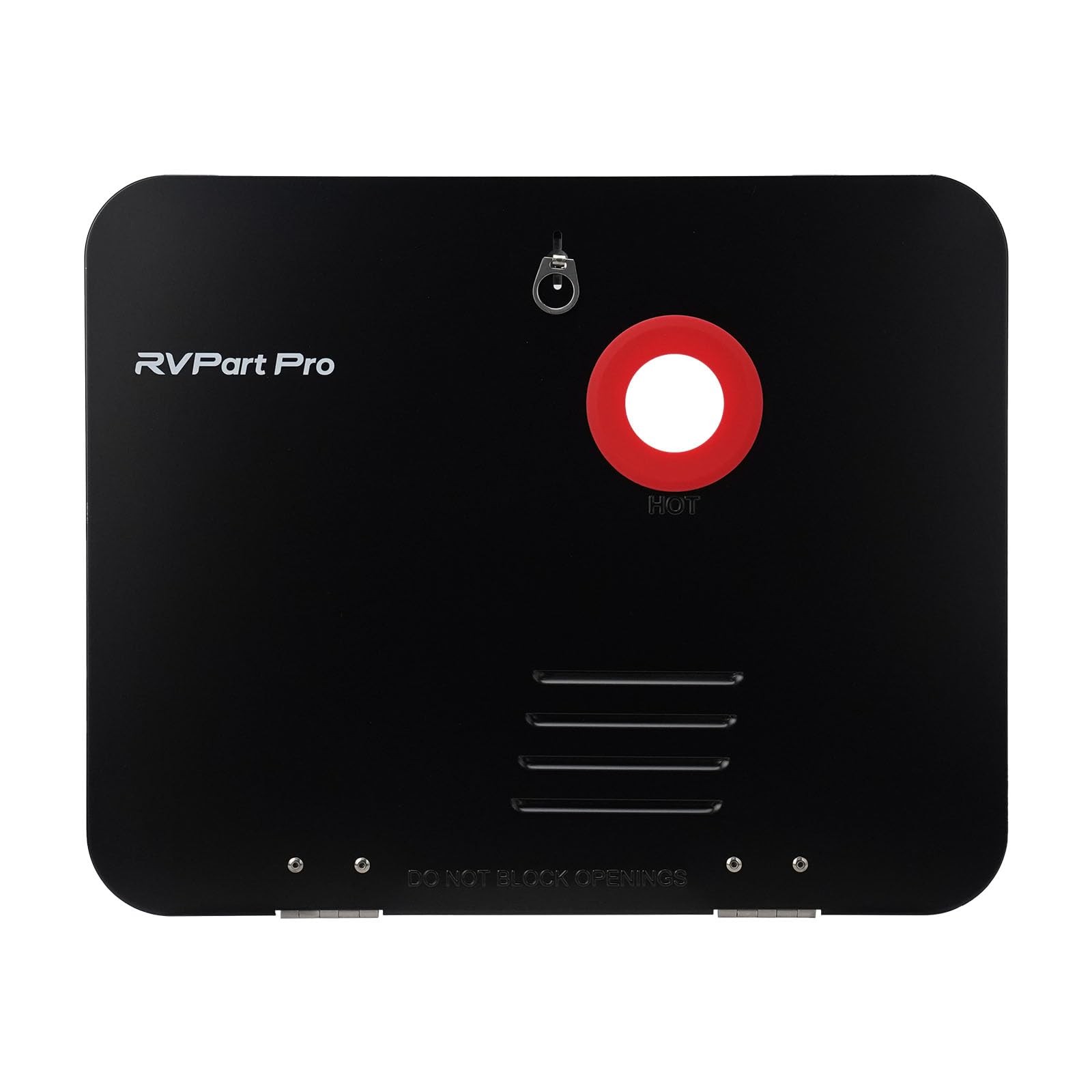 RVPart Pro 15″ x 18″ RV Water Heater Black Door and Flange Combination