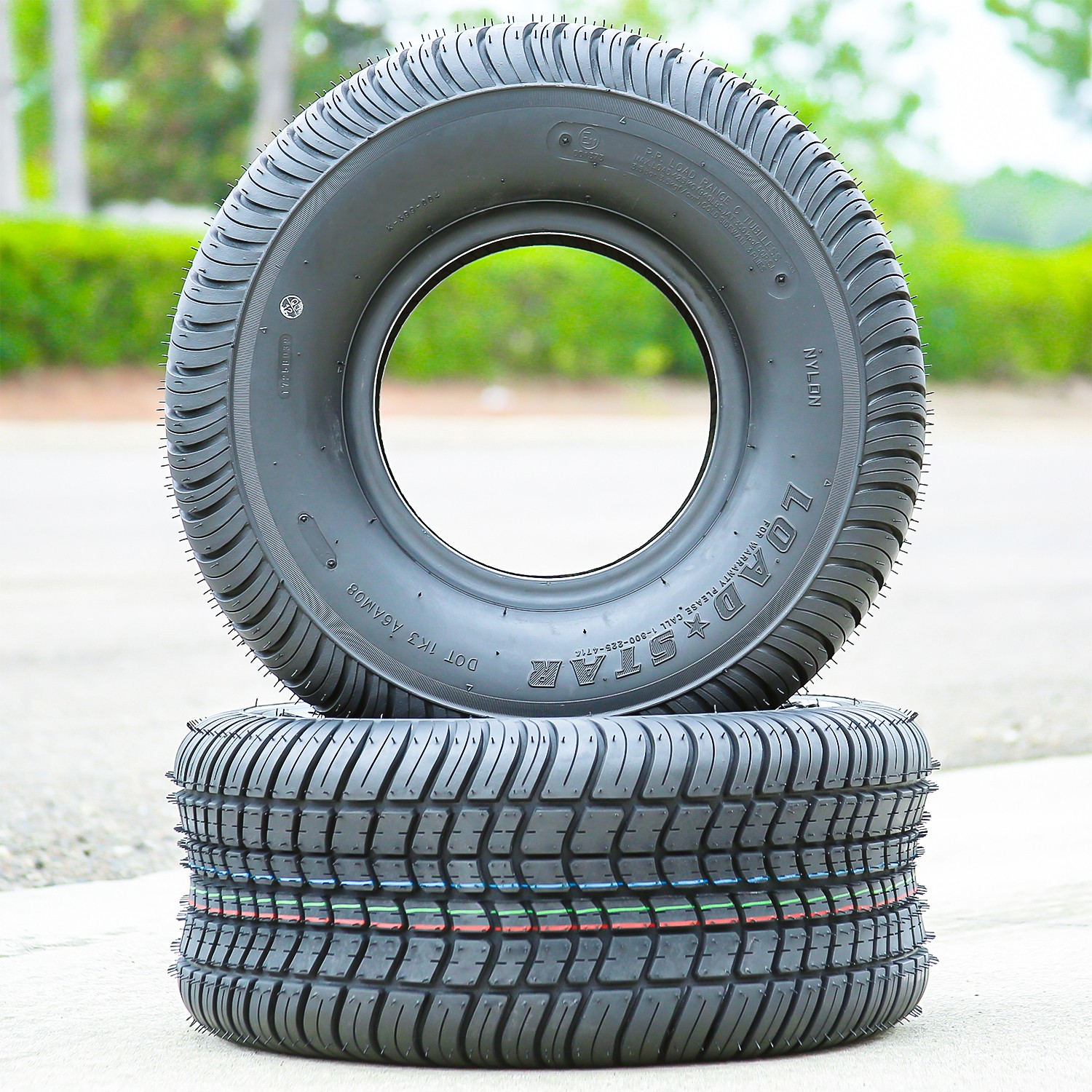 2 Tires ST 165/65-8 Kenda Loadstar K399 Trailer Load C 6 Ply