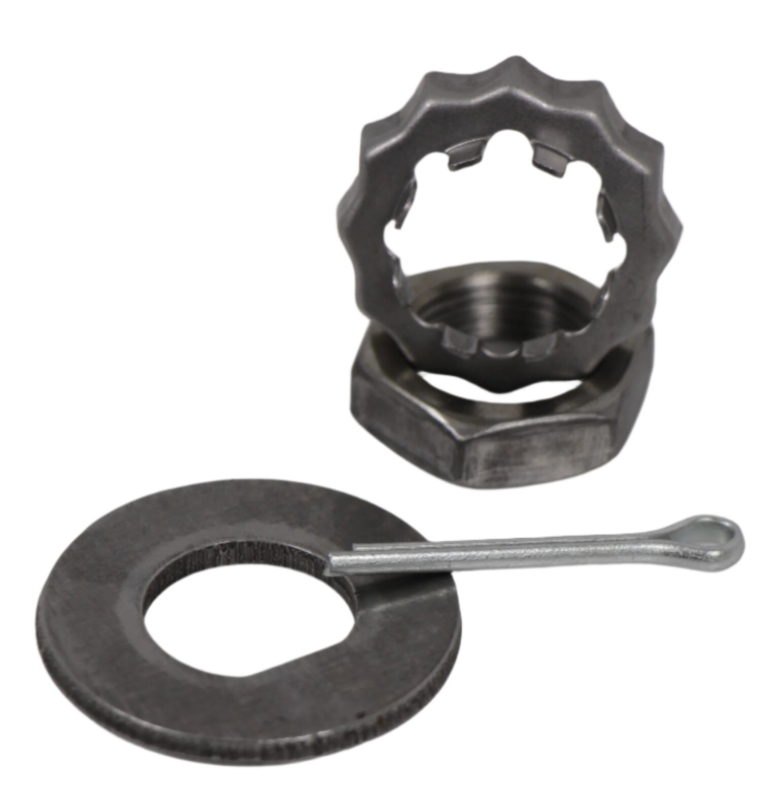 Trailer Axle Spindle Nut Kit 3500# UFP Dexter 13/16″ with “bottle cap”, washer