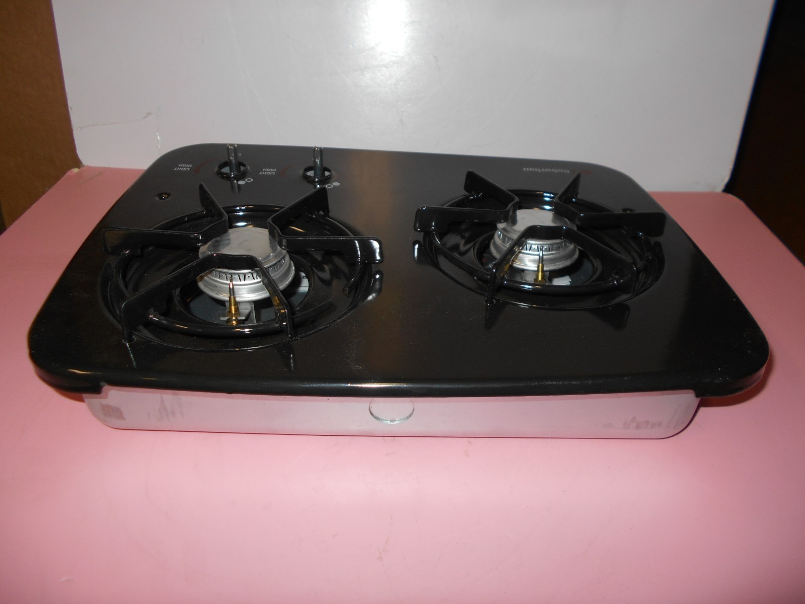 *SUBURBAN RV 2 BURNER LP PROPANE DROP-IN COOKTOP BLACK SDN2U 3727A FREE SHIP *1A