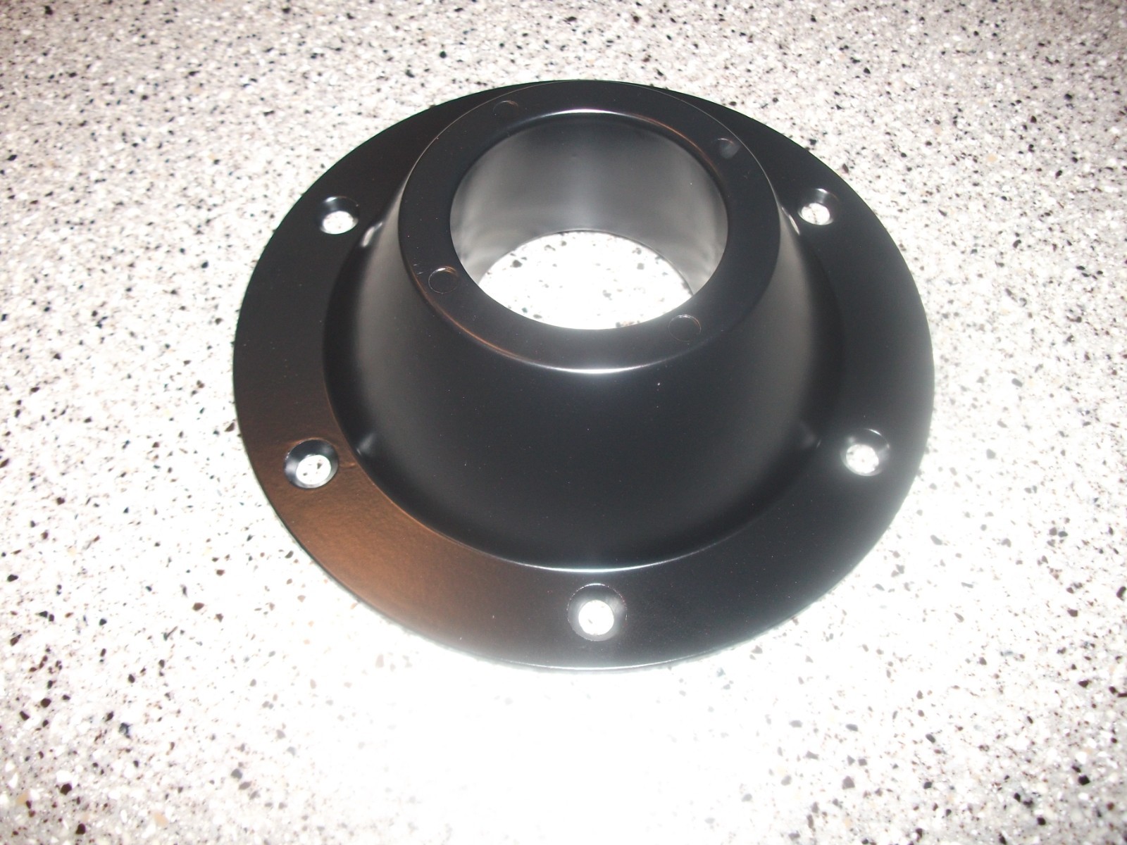 2/1/4”ID- surface mount pedestal ALUMINUM Material Table Leg Base, Black