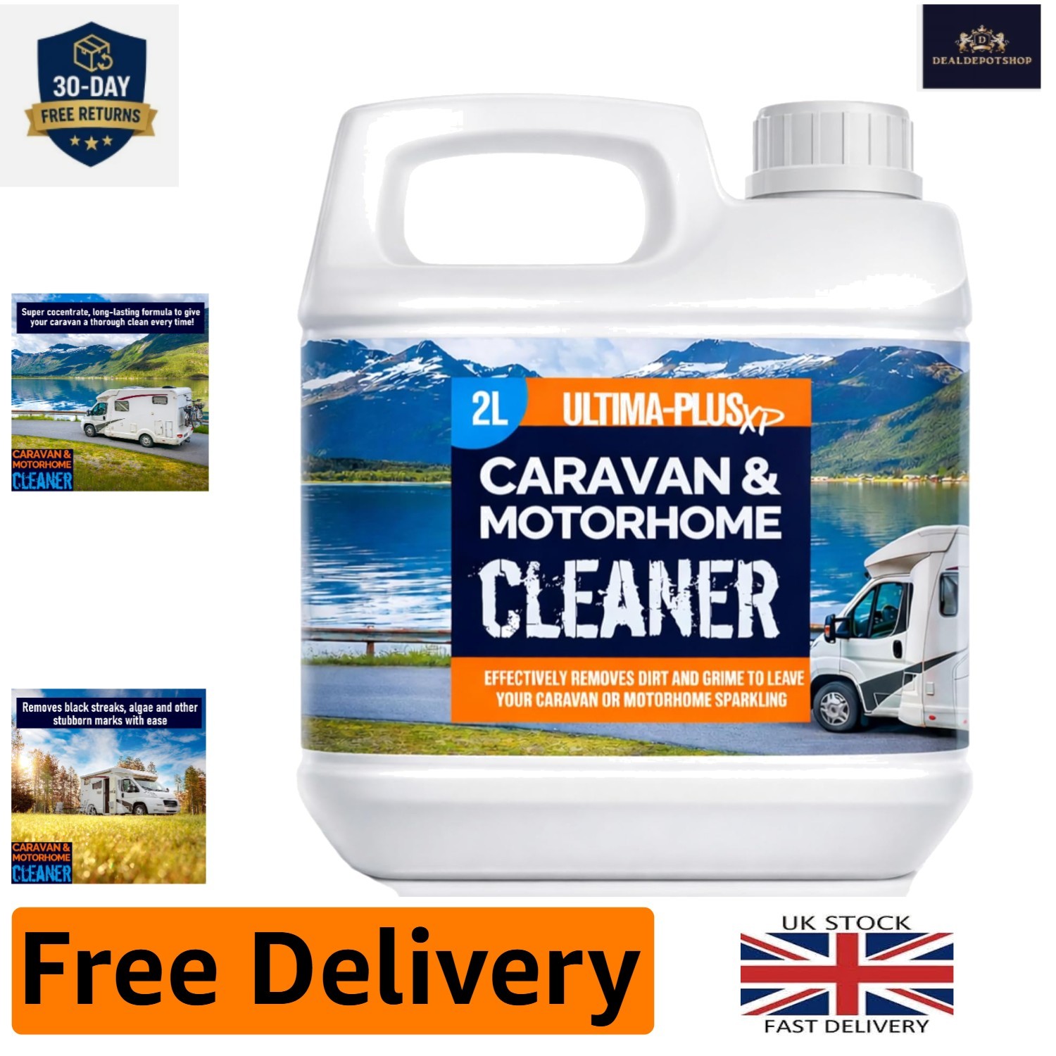 Quick Action 2L Caravan and Motorhome Cleaner – Algae, Streaks & Grime Lifted