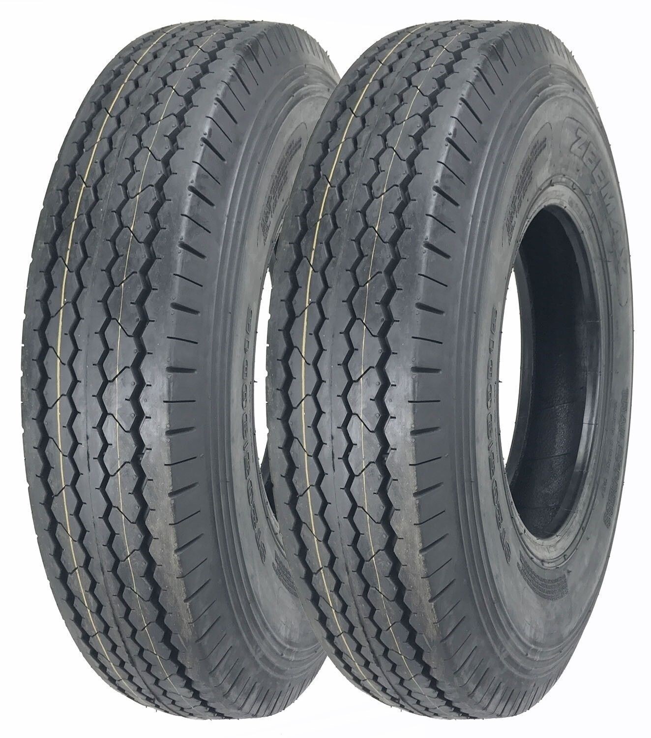 2 Trailer Tires ST205/90D15 / 7.00-15 Zeemax Heavy Duty Bias 10 PR 11024 – New
