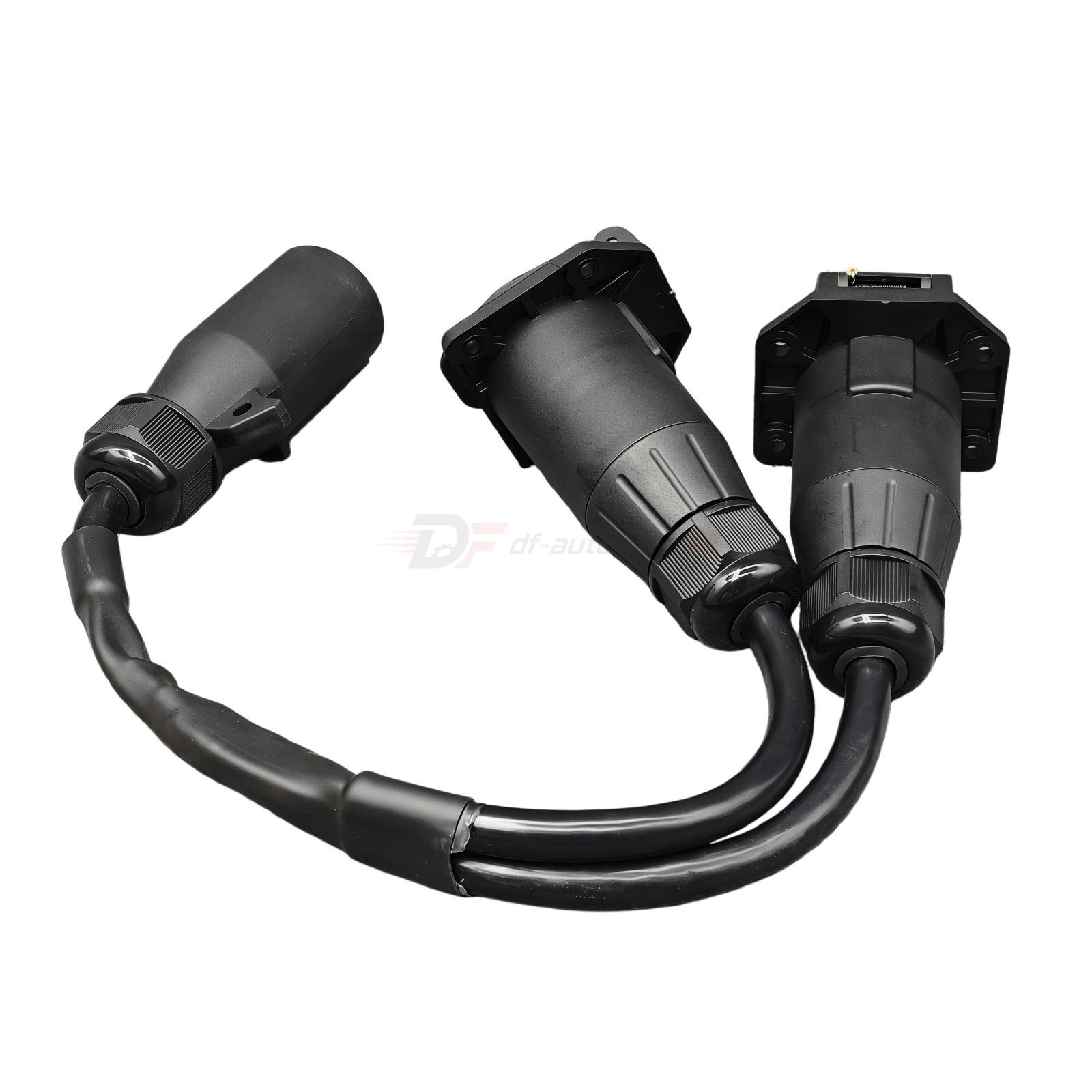 Universal 7 Way Y Splitter Trailer Adapter Harness For Pulling Slide