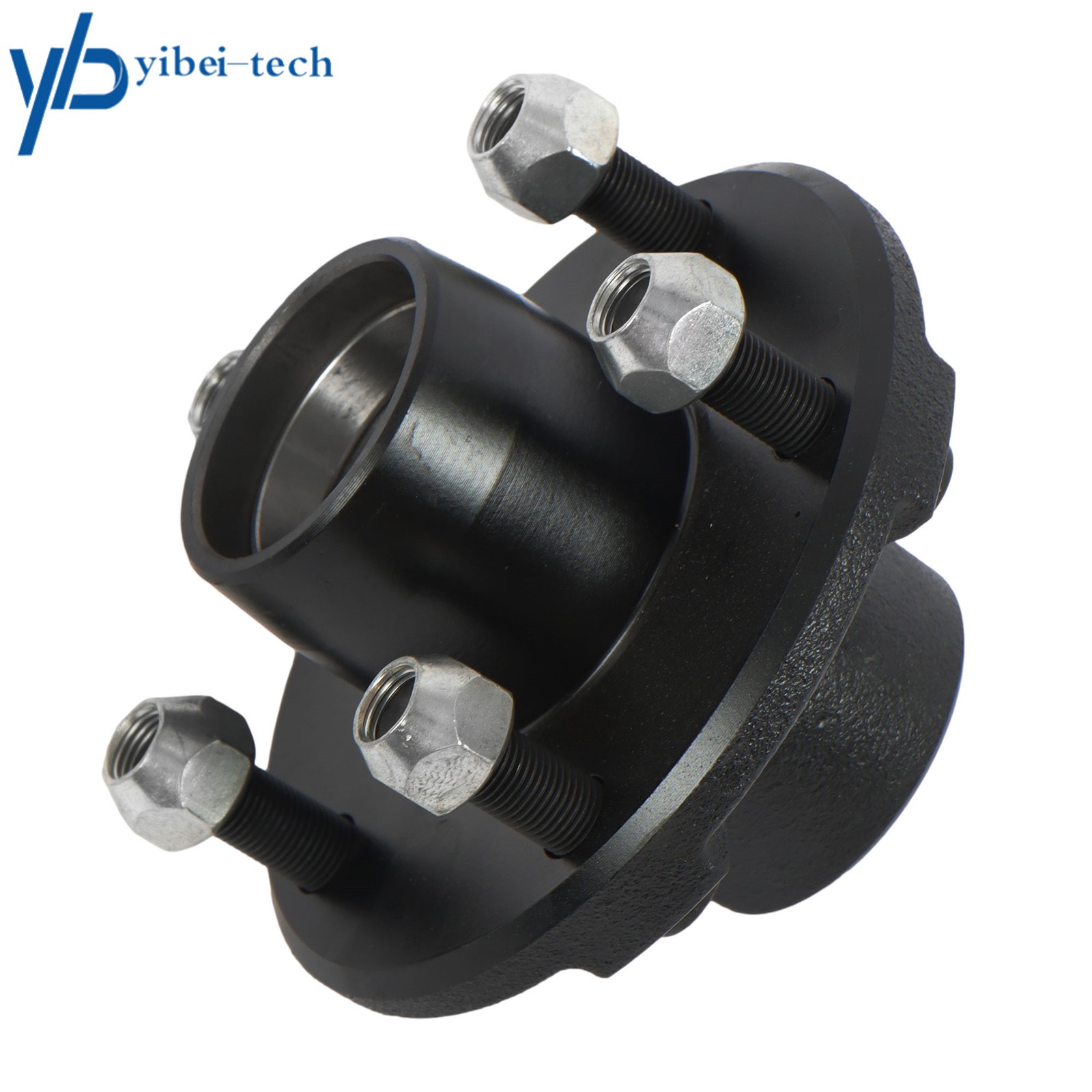 2 Sets Trailer Wheel Idler Hub Kit 5 Lug 5 on 4.5″ Bolt Circle For 2000 lbs Axle