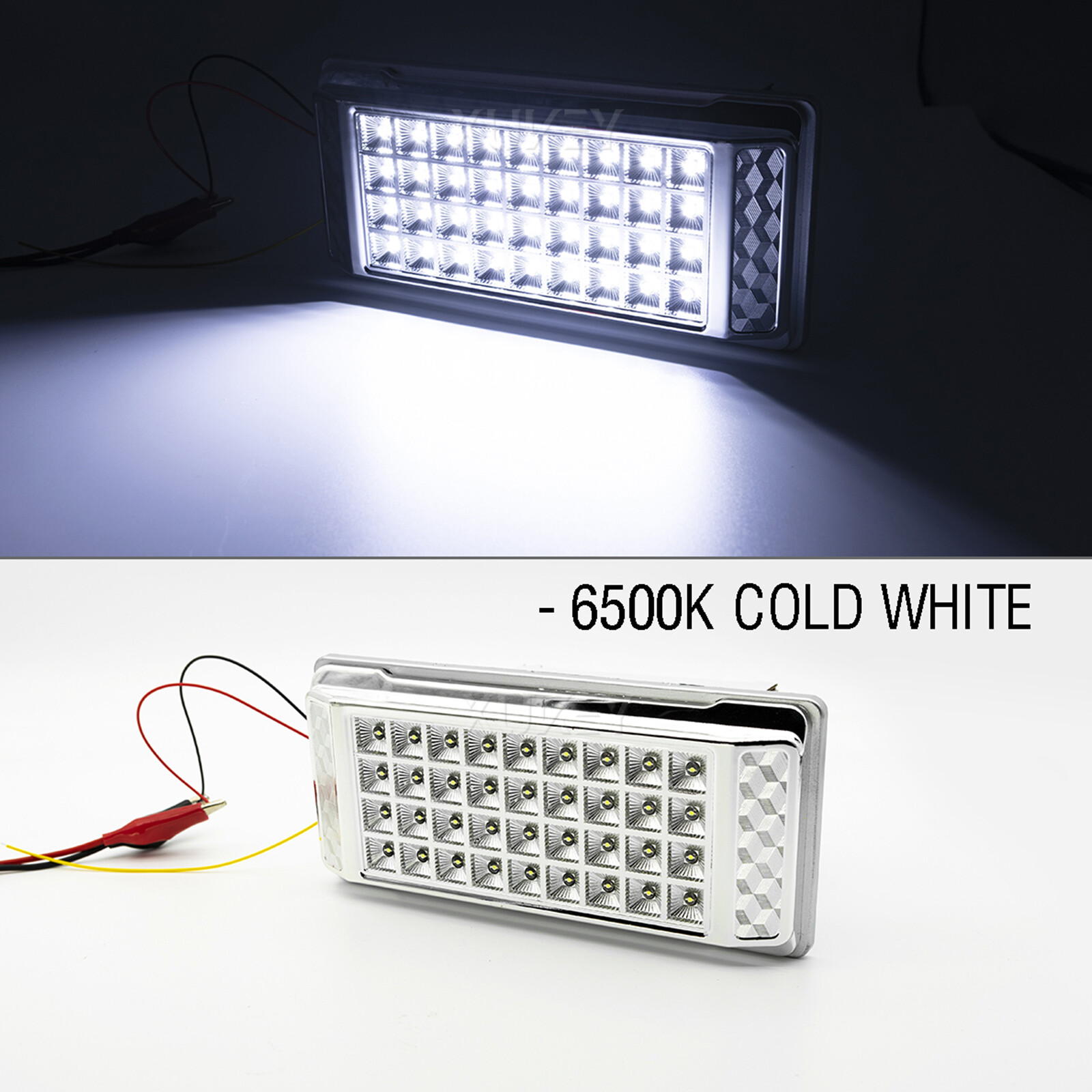2X12V Bright White 36LED Caravan Interior Light Lamp Van Truck Vehicle Roof Dome