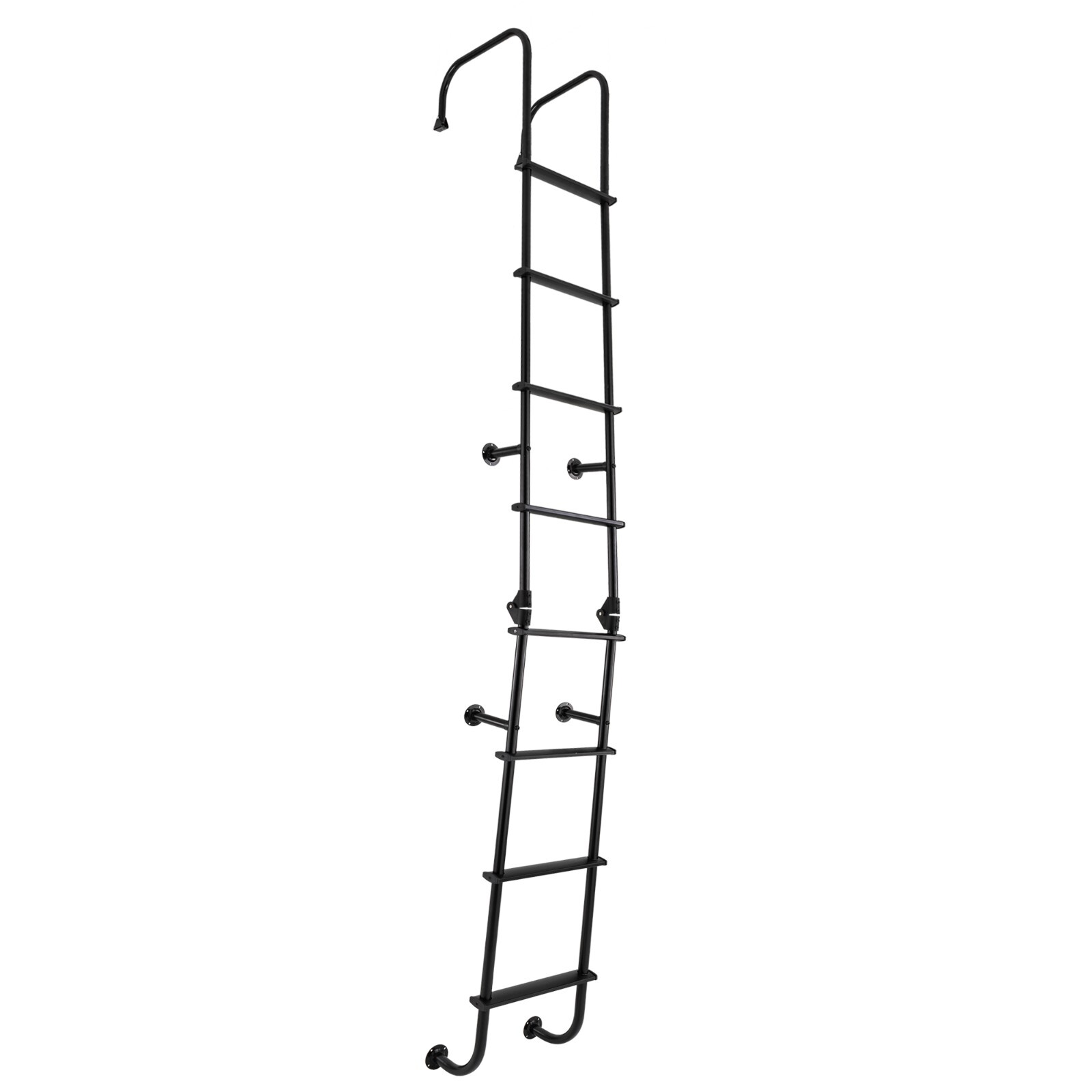 RecPro Universal Exterior Rear RV Ladder Kit 92″ DIY Aluminum Ladder Assembly