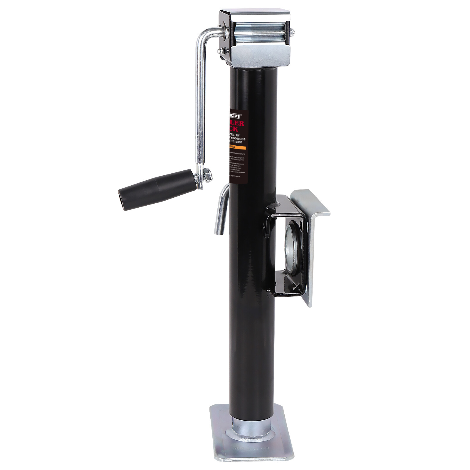 Heavy Duty 5000lbs Swivel Weld on Trailer Tongue Jack 15″ Stand Lift For RV Boat