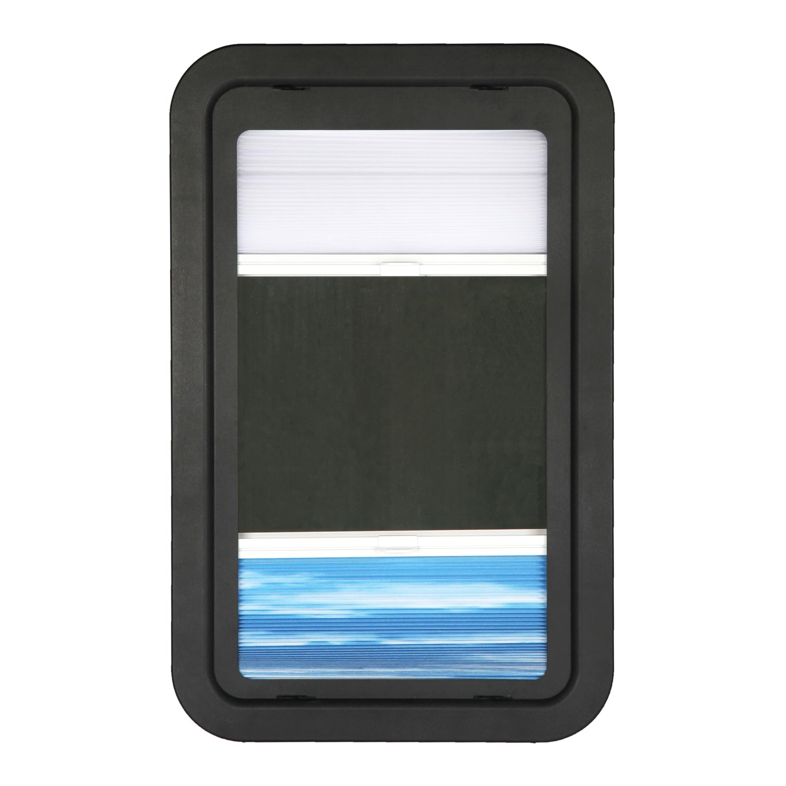 Thin Shade Ready RV Window Replacement For Lippert Prepped 12×21 Inch Blue Sky