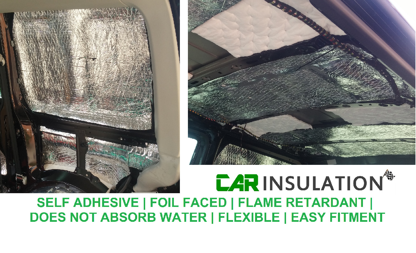 Camper Van Insulation 2m² – 30mm Thick Thermal & Sound Deadening Foam GMZR