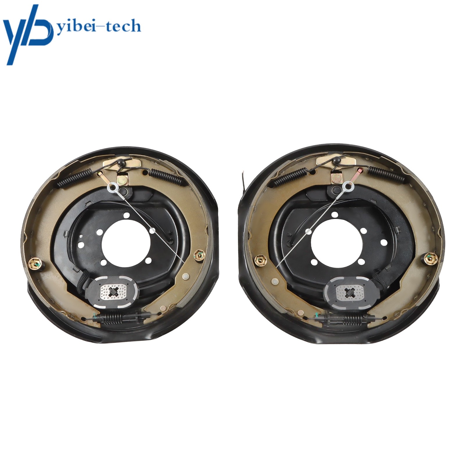 1 Pair Electric Trailer Brake Assembly 12″ x 2″ Self-Adjusting For 7000 lbs Axle