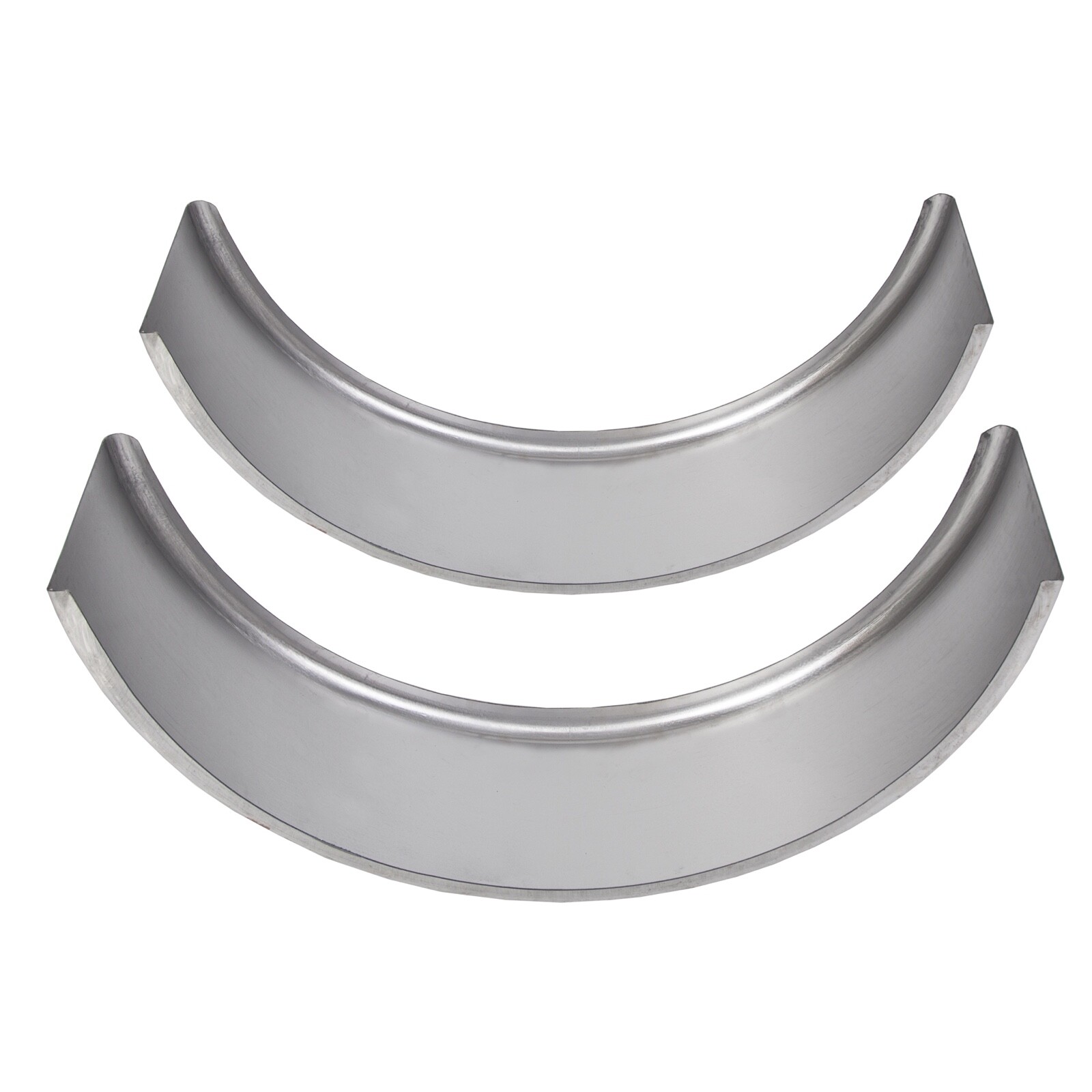For 14″ 15″ 16″ Wheel Steel Round Single Axle 2 Trailer Fenders with Back Plate
