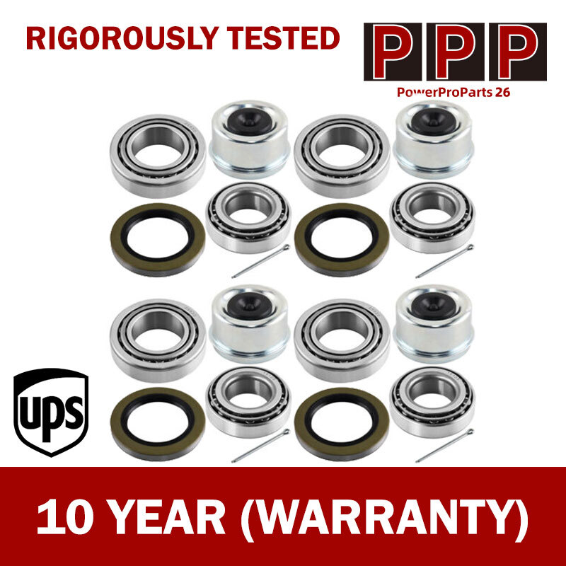 (12) BK3-100 Trailer Bearing Kit 25580/20 15123/15245 for 5200-7000# Seals 2.250