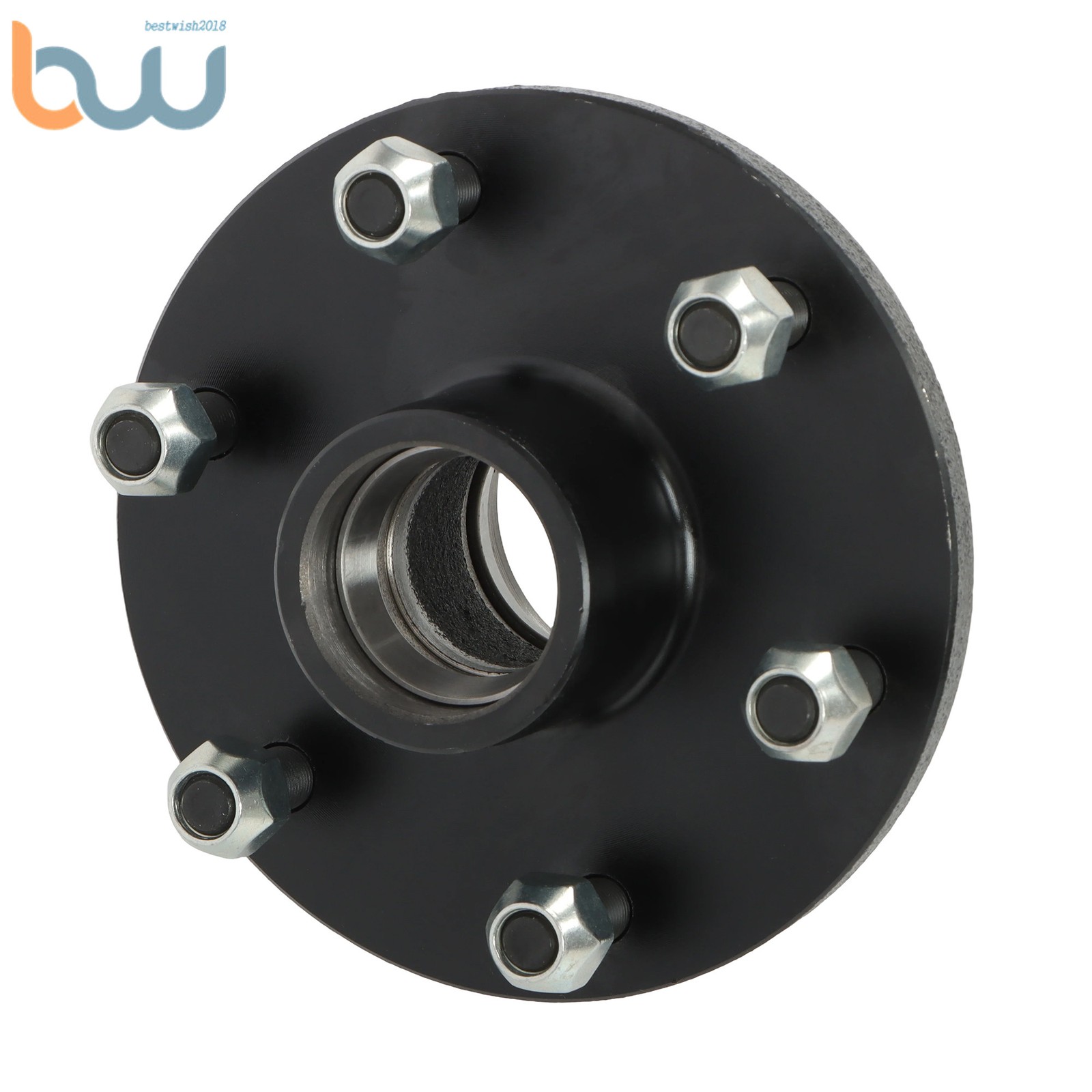 6 Lug Trailer Idler Hub Kit 6 on 5.5″ Round Trailer Spindle #84 2000 lbs Axle