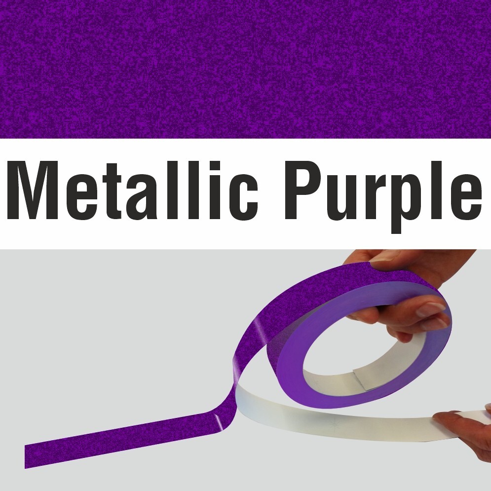 METALLIC PURPLE Car Pinstripe, Vehicle Tape, Van, Horsebox Stripes 6mm-300mm