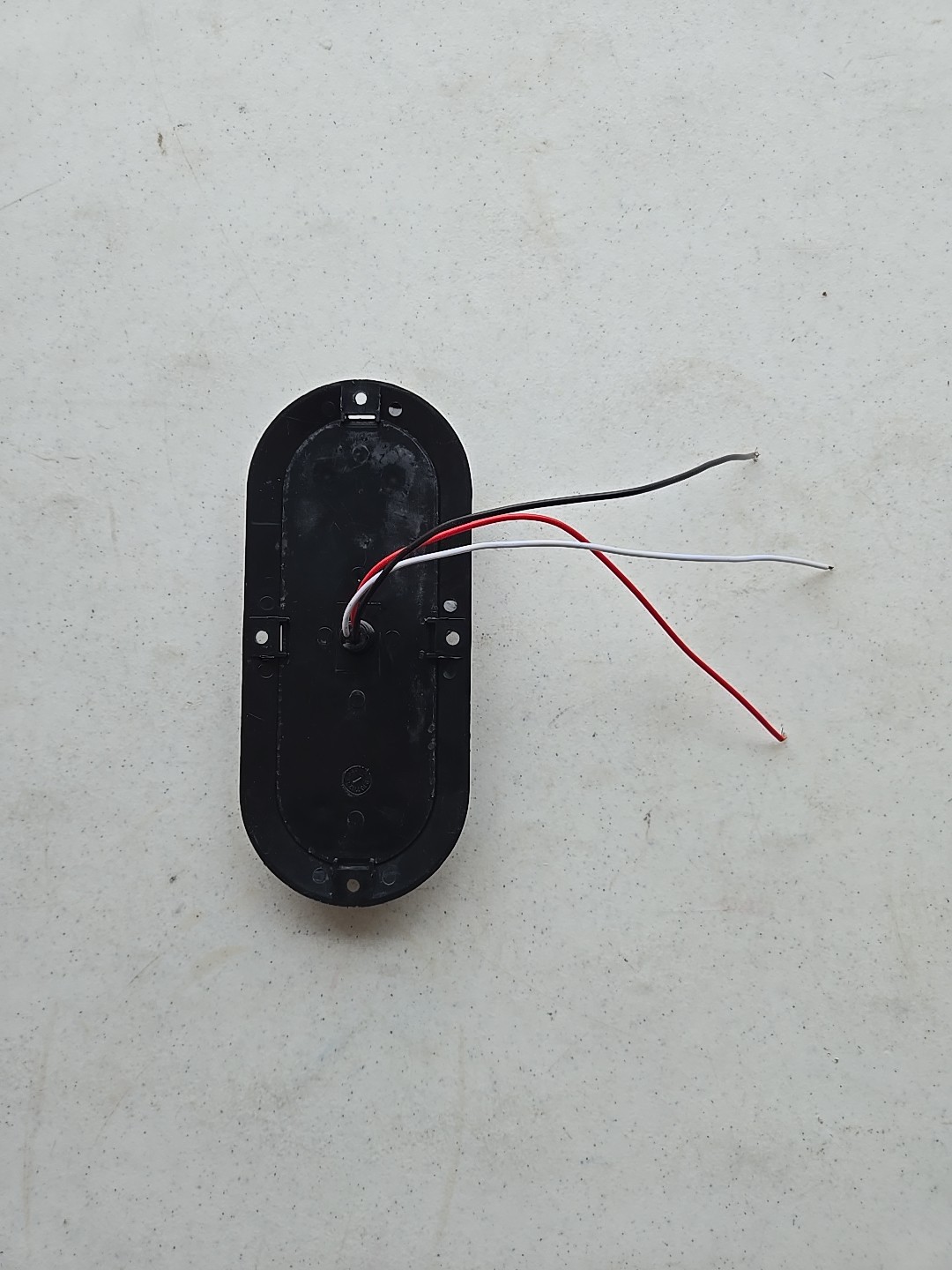 6” Oval Red Flange Surface Mount Stop Turn Tail 10 LED Trailer Light (J-66-FR)