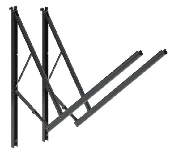 DOMETIC 9100 POWER LED AWNING ARMS BLACK 9108853262 RV