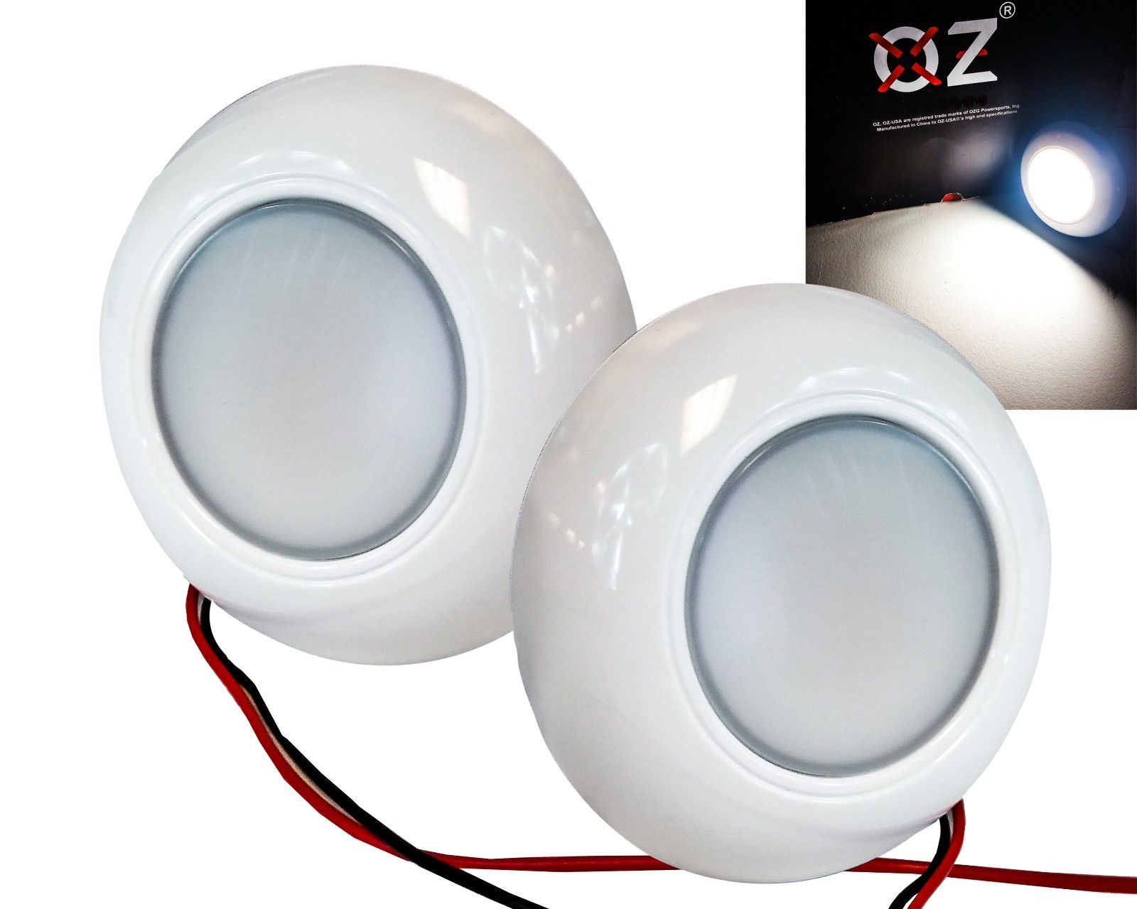 3″ LED Dome Light Interior Exterior RV Marine Cabin Kitchen Waterproof 12 volts