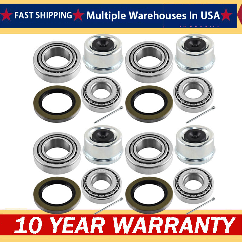 (4) BK3-200 Trailer Bearing Kits 25580/20 14125A 14276 for 6000-7000# Seal 2.25″